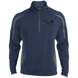 Scratch Sport-Tek Men's Sport Wicking Colorblock 1/2 Zip