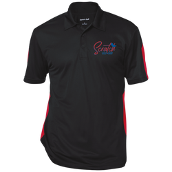 Scratch Color Sport-Tek Performance Textured Three-Button Polo