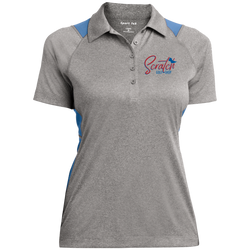 Scratch Color Sport-Tek Ladies' Heather Moisture Wicking Polo