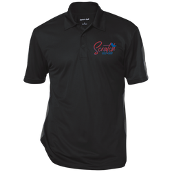 Scratch Color Sport-Tek Performance Textured Three-Button Polo