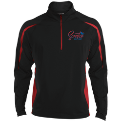 Scratch Color Sport-Tek Men's Sport Wicking Colorblock 1/2 Zip