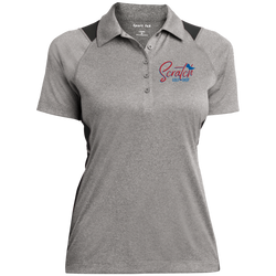 Scratch Color Sport-Tek Ladies' Heather Moisture Wicking Polo