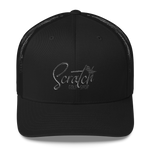 Black Scratch Mesh Back Cap - Scratch Golf Shop